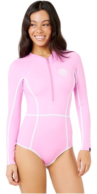 2026 Rip Curl Womens Classic Surf Long Sleeve Surf Suit 19FWRV - Fuchsia